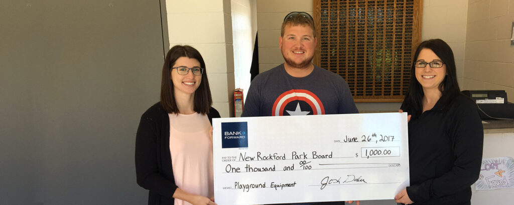 Forward Foundation Donates 1000 to New Rockford Park Board