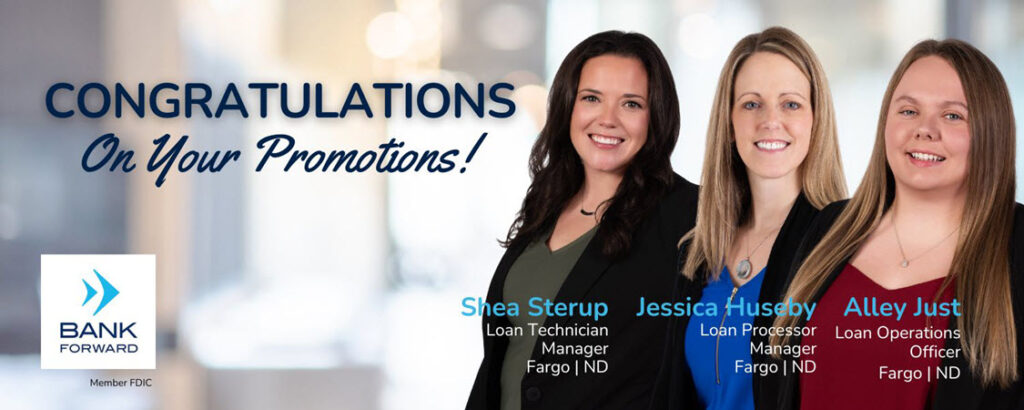 Sterup, Huseby, and Just Promoted
