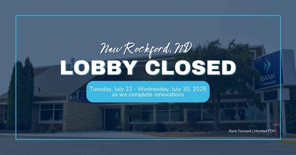 New Rockford Lobby Closed